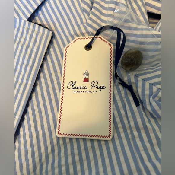 NWT SzL Classic Laura Seersucker Blazer - Picture 5 of 7